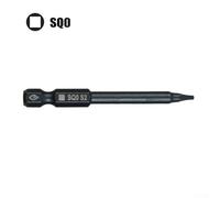 Tournevis manuel Plus 65 mm à tête carrée avec tige hexagonale magnétique Robertson Ensemble de forets de tournevis Robertson en Sq0 Sq1 Sq2 avec compatible (SQ0)