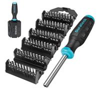 DURATECH Jeu de Tournevis Multi-Embouts 60 en 1 | Jeu de Tournevis Multifonctions avec 60 Embouts en Cr-V Remplaçables Maniable et Portable pour DIY