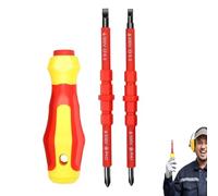 Tournevis multiple isolé, jeu de tournevis isolés,Tournevis électricien professionnel - Tournevis électrique à pointe magnétique, outil de tournevis à main multifonctionnel pour drones, ordinateurs