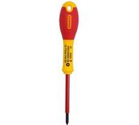 Stanley Tournevis électricien isolé FATMAX 1-65-414 PH0 75 mm 1000 V Soft-Grip Fabriqué en France