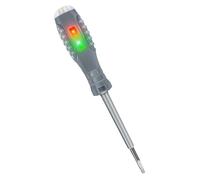 Tournevis Phillips - Tournevis Flathead | Testeur de tension électrique 2 en 1 et tournevis | Détecteur de fil sans contact | Stylo à l'épreuve du circuit AC/DC à double lumière pour