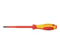 Knipex Tournevis pour vis à fente VDE 98 20 55 – 1 x 5,5 mm – lame 125 mm – 1 pièce