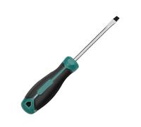 Tournevis plat de 6 mm avec manche en caoutchouc pour réparation à la maison