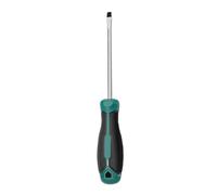 Tournevis plat de 6 mm avec manche en caoutchouc pour réparation à la maison