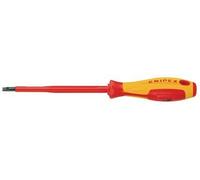 Knipex Tournevis pour vis à fente VDE 98 20 55 – 1 x 5,5 mm – lame 125 mm – 1 pièce