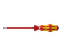 Tournevis plat VDE, Larg. : de la lame : 6,5 mm, ?pais. : de la lame 1,2 mm, Long. de la lame 150 mm, Long. totale : 255 mm, ? de la lame : 5,5 mm