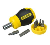 Stanley Tournevis porte-embouts 0-66-357 - Boule bi-matière, 6 embouts, tête magnétique