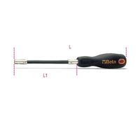 Tournevis porte-embouts flexible Beta 897 280mm avec poignée hexagonale