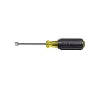 Tournevis pour écrous 630-1/2M par Klein Tools avec pointe magnétique de 1.3 cm et tige creuse de 7,6 cm, 630-1/4M