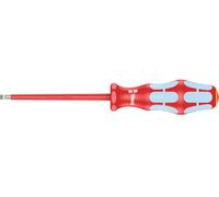 Tournevis pour vis à fente 0.8 mm x 4 mm Wera 3160 i 05022731001 Longueur de la lame: 100 mm 1 pc(s)