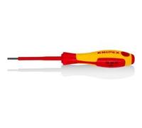 Knipex Tournevis pour vis à fente 98 20 25 VDE 0,4 mm x 2,5 mm Lame 75 mm