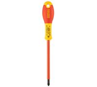 STANLEY 0-65-419 Tournevis - Gamme FATMAX - Fabriqués En France - Lame En Acier - Sablage De L'Empreinte - Poignée Soft Grip - Liaison Quasi Incassable - Finition Anticorrosion