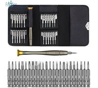 Tournevis Précision Mini 25 en 1 Kit, Tournevis Outils de Réparation pour iphone, Portable Laptop, Montre, Lunettes, Bijoux, Jouets