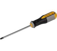 Tournevis Roughneck Pozi® - Embout magnétique, lame Pozidriv en acier S2 et manche Soft Grip - PZ2 x 125 mm