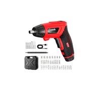 Tournevis sans fil - CASALS - 3,6V - Batterie rechargeable - Coffret 34 embouts - Léger et ergonomique
