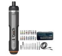 Tournevis sans fil miniature robuste rechargeable avec poignée ergonomique pour une manipulation facile dans de petites zones, lumière LED