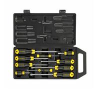 Tournevis Stanley Cushion Grip - Jeu de 10pcs - Embouts PH - Acier trempé - Magnétique