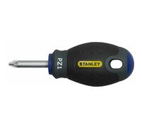 STANLEY 0-65-408 Tournevis Gamme FATMAX - Fabriqués En France - Lame En Acier - Sablage De L'Empreinte - Poignée Soft Grip - Liaison Quasi Incassable - Finition Anticorrosion