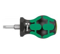 Wera 335 Stubby Tournevis pour vis à fente Largeur de la lame: 4 mm Longueur de la lame: 25 mm