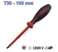 Cimco 117930 VDE Tournevis Torx Taille (tournevis) T 30 Longueur de la lame: 100 mm DIN EN 60900 1 pc(s)