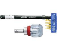 Tournevis tronqué à cliquet de navire avec arbre flexible TD-6700FX-4 7,7x3,5...