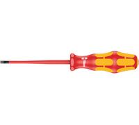 Tournevis VDE isolé pour vis à fente, avec lame à diamètre réduit 160 iS 0,8 x 4,0 x 100 mm WERA - 05006441001