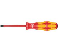 Tournevis VDE isolé pour vis cruciformes/à fente, avec lame à diamètre réduit 165 iS PZ 1 x 80 mm WERA - 05006460001