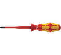 Tournevis VDE isolé pour vis PlusMinus (Pozidriv/à fente), avec lame à diamètre réduit 165 iSS PZ/S 2 x 100 mm WERA - 05020134001