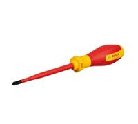 Bosch Professional Tournevis VDE SL/PZ 2×125 1600A02ND7 – isolé jusqu'à 1000 V, manche ergonomique