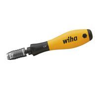 Tournevis Wiha avec porte-embouts SoftFinish ESD, à verrouillage mécanique 1/4" 148 mm