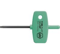 Tournevis Wiha TX Plus taille 5IPx35mm longueur totale 70mm Acier au chrome vanadium bruni dans un support d'établi - 26181
