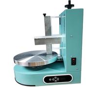 Tourniquet à gâteau pour la décoration, gâteau d'anniversaire automatique, crème à étaler, 60-320 RPM, Spatule à gâteau en acier inoxydable réglable pour les gâteaux de 4-12 pouces.,Green