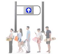 Tourniquet automatique 80 x 100 cm Design de taille pour les zones à fort trafic Solution de sécurité et de contrôle d'accès améliorée - Fiable, idéal pour les espaces bondés