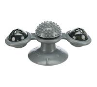 Tourniquet pour fenêtre - TRIXIE - Jeu catnip - Plastique/TPR - Gris - 16 cm