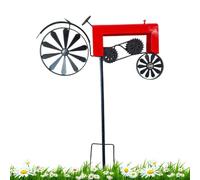 Tourniquets À Vent Tracteur D'Extérieur,Sculpture Éolienne Tracteur De Jardin en Métal | Moulin À Vent De Jardin - pour Cour Patio Porche Arrière-Cour Pelouse Parterre Fêtes Pendaison De Crémaillère