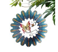 Tourniquets pour les yards papillons, Tourniquets papillon,Acchiappa - Sculptures cinétiques extérieures Ornements de décoration de roue en métal pour la cour