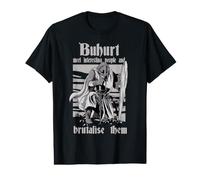 Tournoi de Buhurt Motif Concours de Chevalier rétro Buhurt T-Shirt Graphique avec Valeur