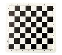 Tournoi en Cuir Léger Échiquier Portable Roulable Échiquier Souple Non Slip Tapis de Voyage Antidérapant Taille du Sac en Cuir Durable