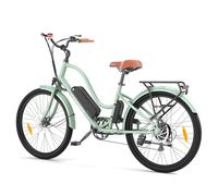 Touroll Electric Bike, 250W Motor, 7-Speed Gear, Mechanical Disc Brake & E-Brake, 25km/h, 26 inch Pneumatic Rubber Tires, Large Battery, 100km Max Range