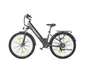 Touroll J1 ST - Vélo électrique enjambement bas 27,5" - 36 V 15,6 Ah - 250 W - noir