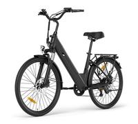 Touroll J2 Pro Vélo Électrique - Freins Hydrauliques - Batterie 561,6Wh - Autonomie 100km - Transmission Shimano 7 Vitesses -Noir
