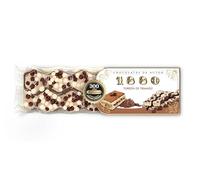 Touron Chocolats de Signature Tisamisu, Texture Crémeuse, Qualité Suprême, Goût Authentique, Recette Traditionnelle, Gourmandise Typique De Noël, Le Touron Le Plus Cher au Monde, 200g