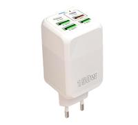 Tours de charge pour plusieurs appareils,station de tours de charge - Station de recharge rapide à 6 ports | Hub de chargement USB 150w, chargeur rapide USB C, adaptateur de bande de chargeur de charg