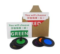 Tours de prédiction de couleur, gadget interactif réutilisable | Illusions accessoires de mentalisme pour débutants pour rue, rassemblement, festival