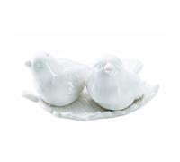 Tourtereaux dans la fenêtre, 1 paire, salière et poivrière en céramique, pot à épices créatif pour oiseaux, outils de cuisine, Gadgets, fournitures de fête
