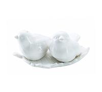 Tourtereaux dans la fenêtre Salière et poivrière en céramique Pot à épices créatif pour oiseaux Outils de cuisine Gadgets Fournitures de fête 1 paire ...