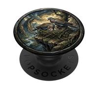 Tourterelle ornithologue ornithologue Symbole Amour Paix + liberté PopSockets PopGrip Adhésif