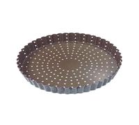 Tourtière Cannelée Perforée - Antiadhérente - Fond Fixe - Ø280 Mm H25 Mm