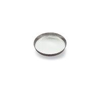 Gobel 126350 Moule Tourtière Ronde Cannelée Fond Fixe Fer Blanc Diamtère 32 cm