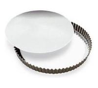 Tourtière ronde cannelée 24 cm métal 24 cm gobel